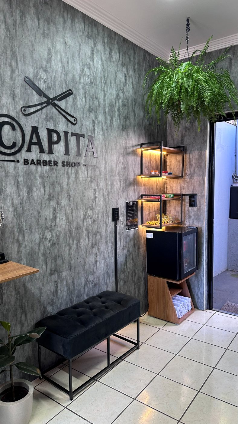 Ferramentas e ambiente da barbearia